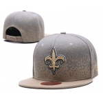 NFL New Orleans Saints Team Logo Black Snapback Adjustable Hat 1034