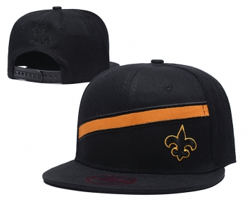 Saints Fresh Logo Black Adjustable Hat LT