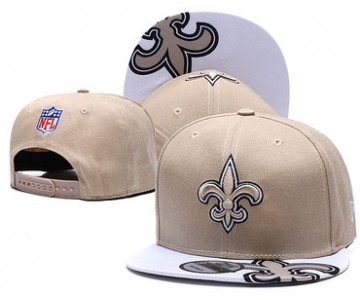 Saints Team Logo Cream Adjustable Hat TX