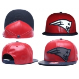 NFL New England Patriots Team Logo Red Reflective Adjustable Hat G106