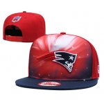 Patriots Team Logo Black Red Galaxy Adjustable Hat GS