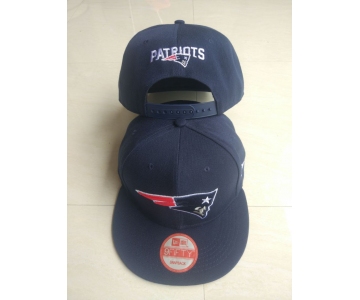 Patriots Team Logo Navy Adjustable Hat LT