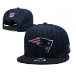 Patriots Team Logo Navy Black Adjustable Hat TX