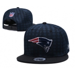 Patriots Team Logo Navy Black Adjustable Hat TX