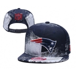 Patriots Team Logo Navy White Adjustable Hat YD