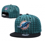 Dolphins Team Logo Green Black Adjustable Hat TX