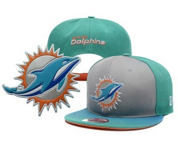 Miami Dolphins Adjustable Snapback Hat YD160627144