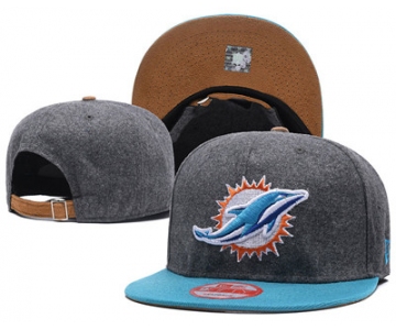 NFL Miami Dolphins Team Logo Snapback Adjustable Hat