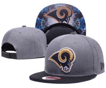 NFL Los Angeles Rams Team Logo Snapback Adjustable Hat