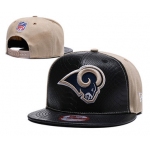 NFL Los Rams Team Logo Navy Adjustable Hat YD