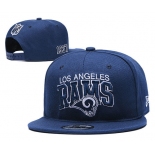 Rams Team Logo Navy 1937 Anniversary Adjustable Hat YD