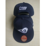 Rams Team Logo Navy Adjustable Hat LT