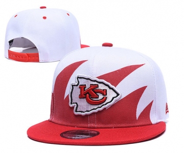 Chiefs Team Logo Red White Adjustable Hat
