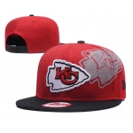 NFL Kansas Chiefs Team Logo Red Adjustable Hat