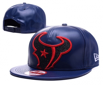 NFL Houston Texans Team Logo Navy Blue Adjustable Hat Q45