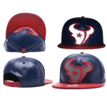 NFL Houston Texans Team Logo Navy Reflective Snapback Adjustable Hat H265