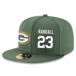 Green Bay Packers #23 Damarious Randall Snapback Cap NFL Player Green with White Number Stitched Hat