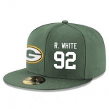 Green Bay Packers #92 Reggie White Snapback Cap NFL Player Green with White Number Stitched Hat