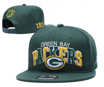 Packers Team Logo Green 1919 Anniversary Adjustable Hat YD