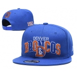 Broncos Team Logo Blue 1960 Anniversary Adjustable Hat YD