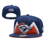 Broncos Team Logo Navy 2019 Draft Adjustable Hat YD