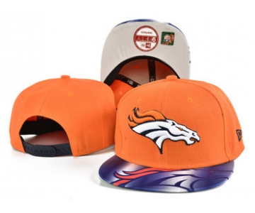 Broncos Team Logo Orange Adjustable Hat SF