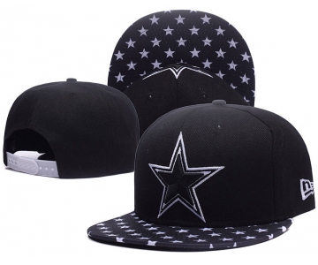 Cowboys Team Logo Black Adjustable Hat GS1