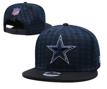 Cowboys Team Logo Navy Black Adjustable Hat TX