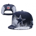 Cowboys Team Logo Navy White Adjustable Hat YD