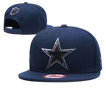 NFL Dallas Cowboys Big Logo Navy Snapback Adjustable Hat GS13
