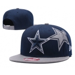 NFL Dallas Cowboys Team Logo Black Adjustable Hat