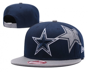 NFL Dallas Cowboys Team Logo Black Adjustable Hat