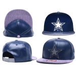 NFL Dallas Cowboys Team Logo Blue Reflective Adjustable Hat C06
