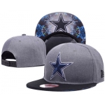 NFL Dallas Cowboys Team Logo Gray Snapback Adjustable Hat