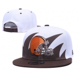 Browns Team Logo brown White Adjustable Hat