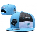 Panthers Team Logo Blue Adjustable Hat YD