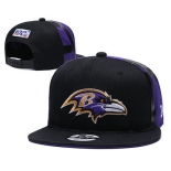 Ravens Team Logo Black 2019 Draft 100th Season Adjustable Hat YD