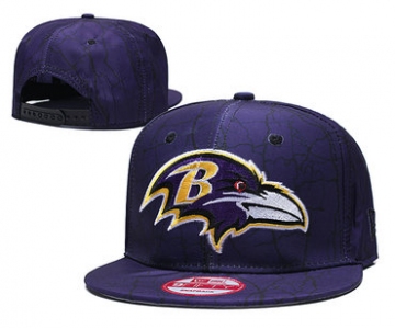 Ravens Team Logo Purple Adjustable Hat TX