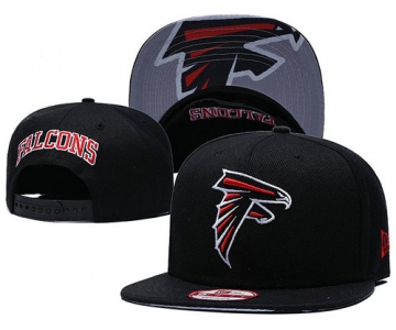 Falcons Team Logo Black Adjustable Hat