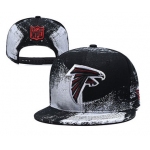 Falcons Team Logo Black White Adjustable Hat YD