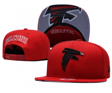 Falcons Team Logo Red Adjustable Hat
