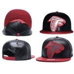 NFL Atlanta Falcons Fresh Logo Black Reflective Adjustable Hat X106