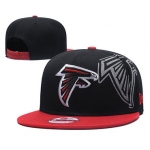 NFL Atlanta Falcons Team Logo Black Adjustable Hat