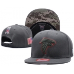 NFL Atlanta Falcons Team Logo Salute To Service Adjustable Hat X101