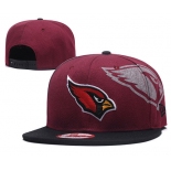 Arizona Cardinals Team Logo Red Adjustable Hat