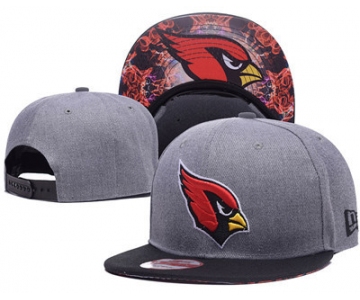 NFL Arizona Cardinals Fresh Logo Gray Snapback Adjustable Hat