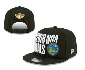 Men's Golden State Warriors 2018 The NBA Finals Patch Snapback Ajustable Cap Hat