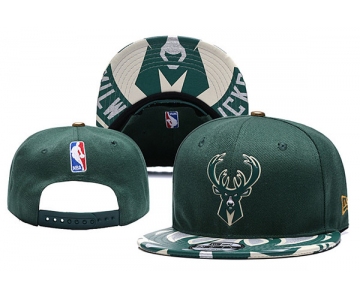 Milwaukee Bucks Finals Stitched Snapback Hats 0015