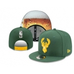 Milwaukee Bucks Snapback Ajustable Cap Hat YD 20-04-07-04