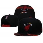 Miami Heat Stitched Snapback Hats 026